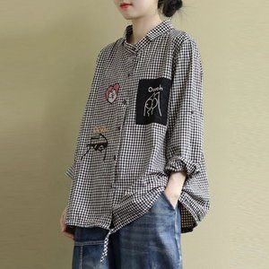 Plus Size Women Casual Shirt New 2020 Korean Style
